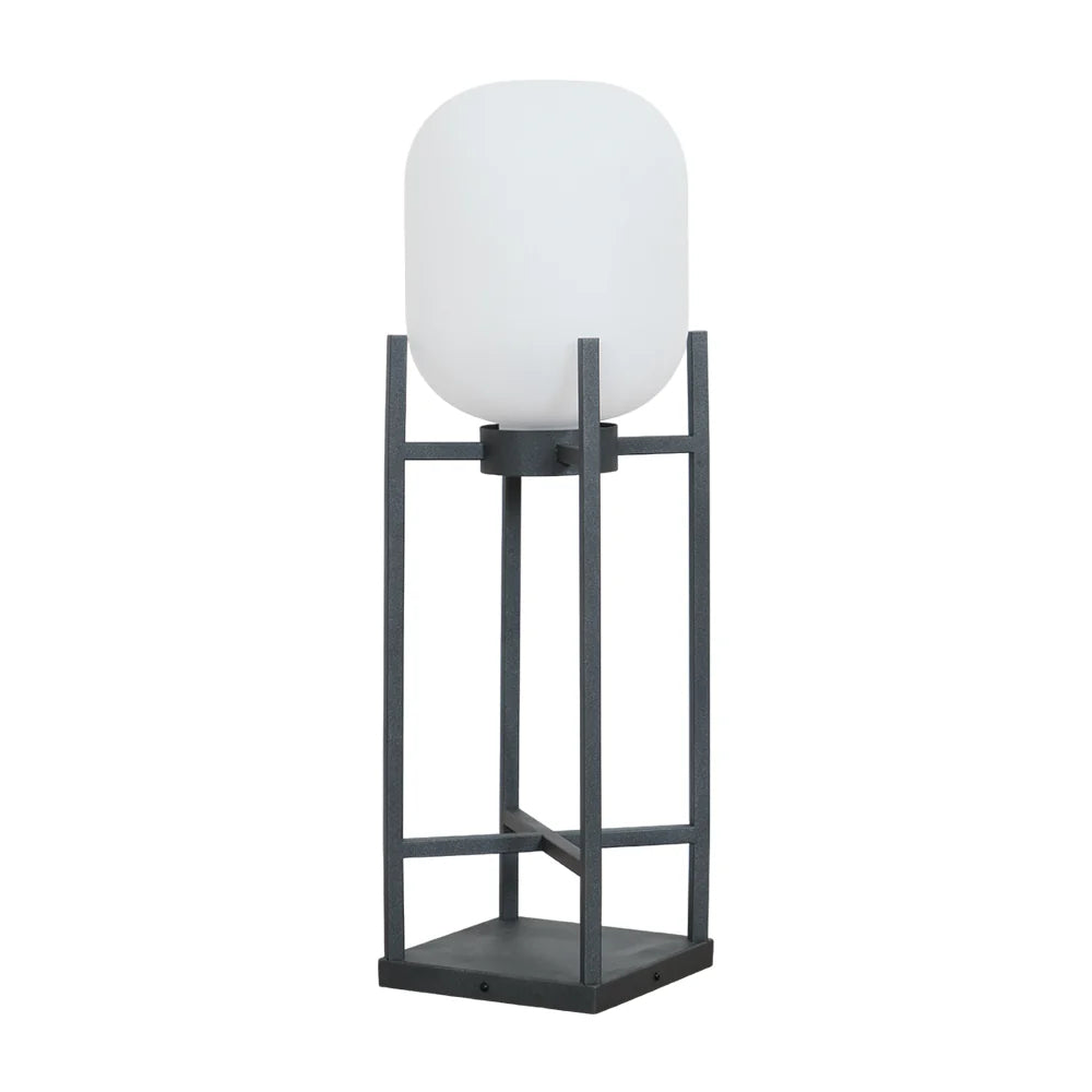 Lampadaire en acrylique à barres horizontales classiques