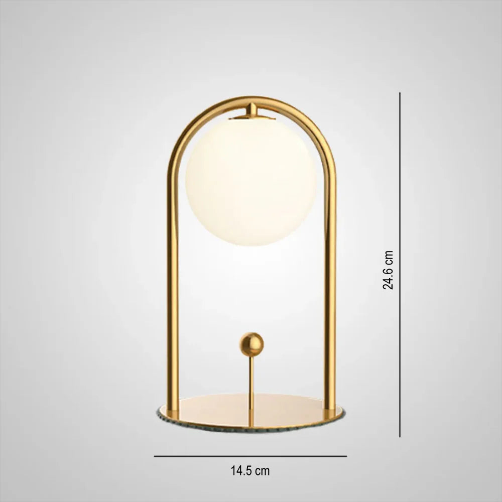 Moderne luksusbedskabsbordlampe