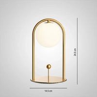 Moderne luksusbedskabsbordlampe