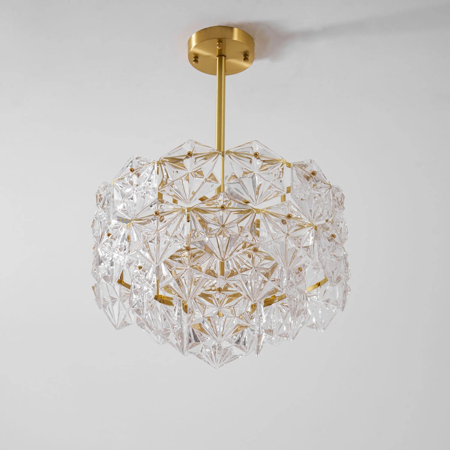 Lampadario di cristallo del gelo