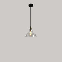Scandinavian Transparent Glass Pendant Light