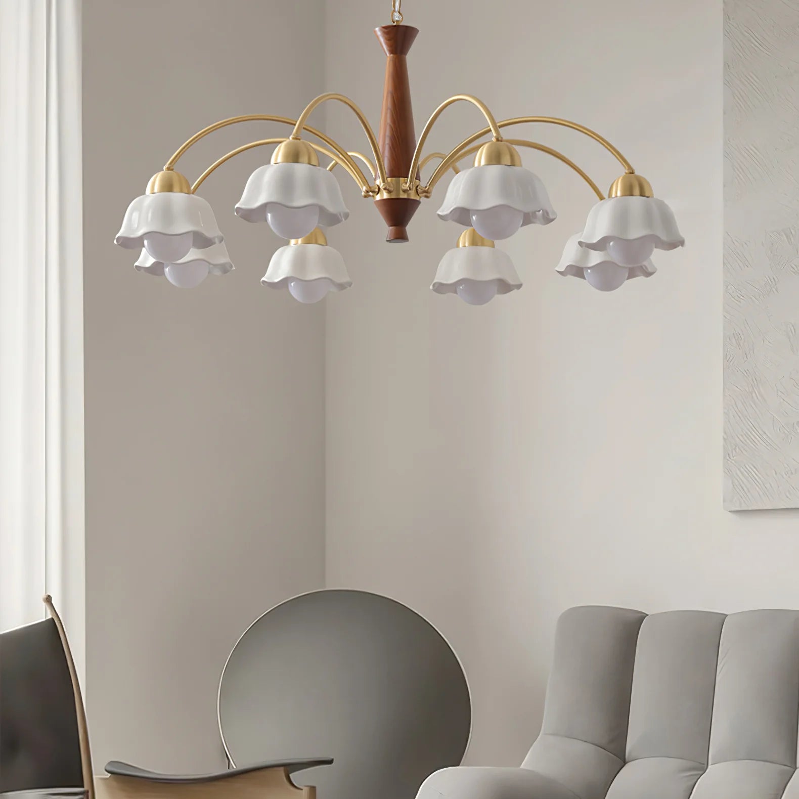 Lampadario in ottone di Stoccolma