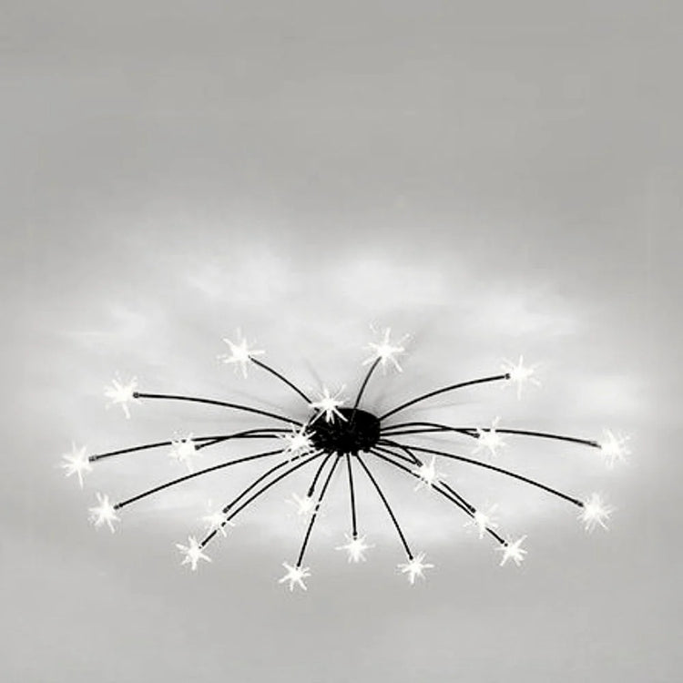 Opulent Star-Globe glass Ceiling Light