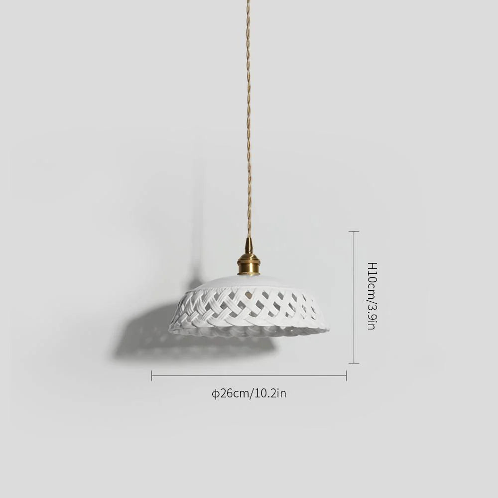 Gitter glød pendellys