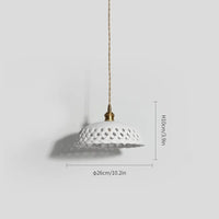 Gitter glød pendellys