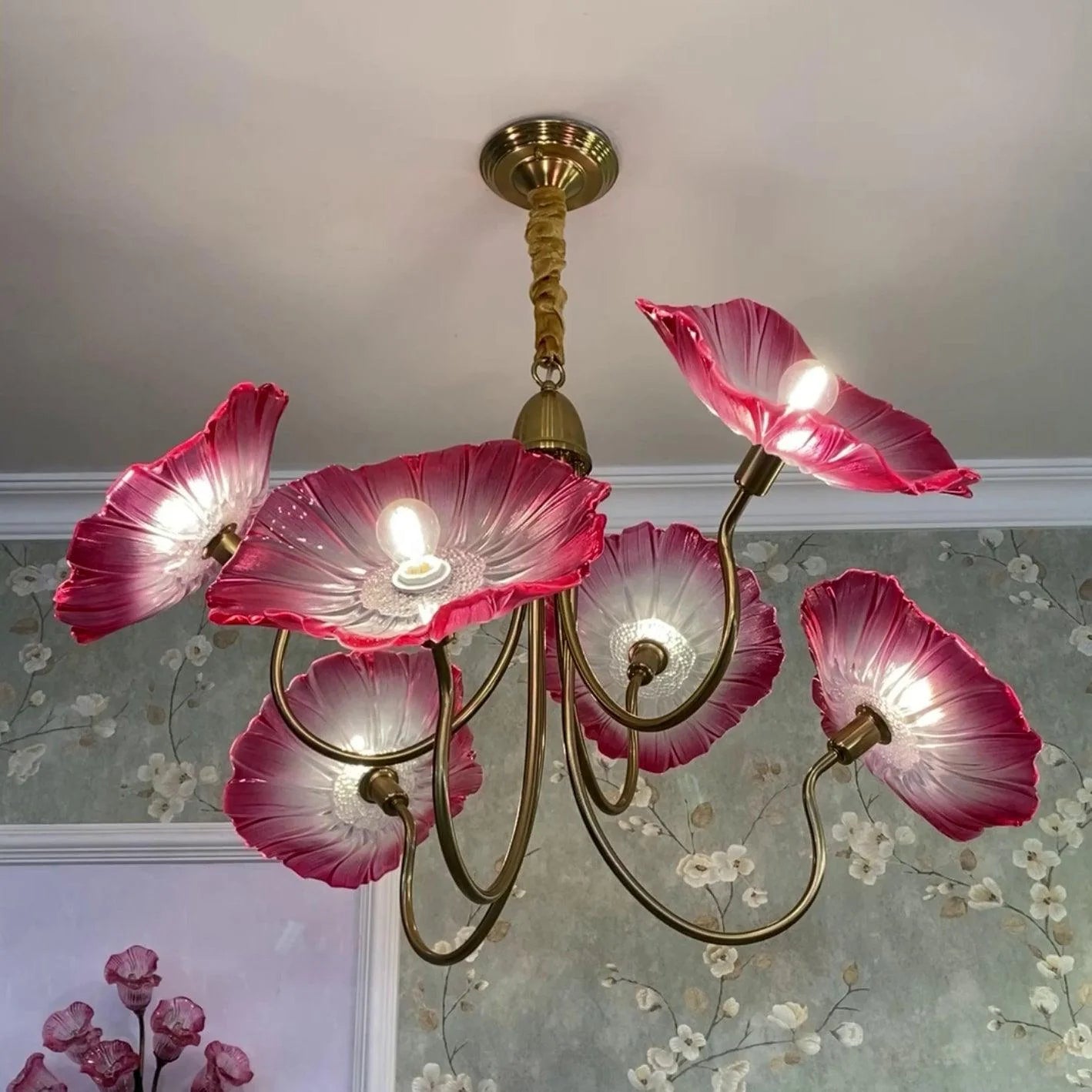 Lampadario con illuminazione Lotus Bloom