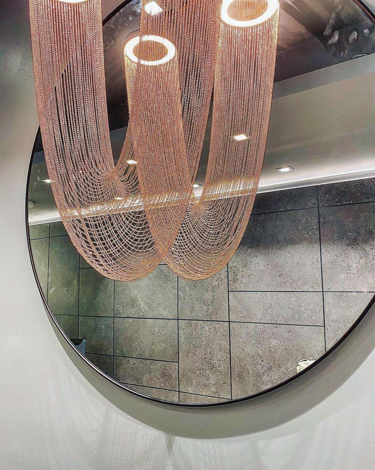 Elegant Drapery Pendant Light