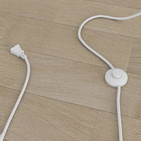 Minimalistisk kreativ blomsterknudcreme gulvlampe