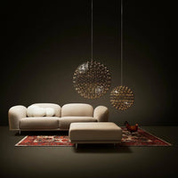 Silver Luster Ball Pendant Light