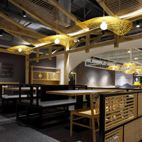 Rustic Bamboo Structure Pendant