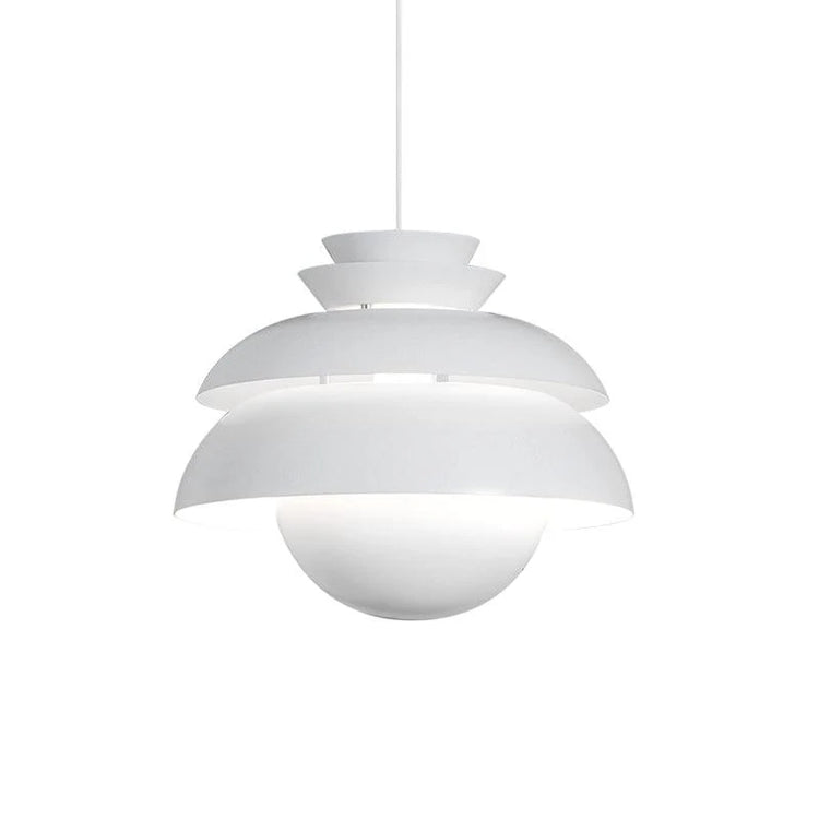 Stylish Sculptural Aluminum Pendant Light