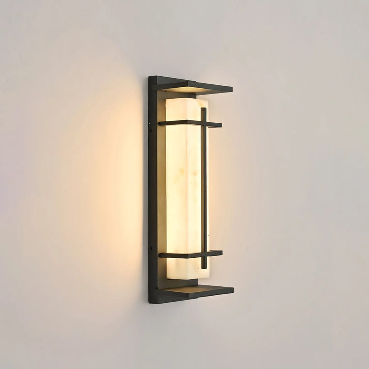 Retro Rectangular Frame Stainless Wall Light