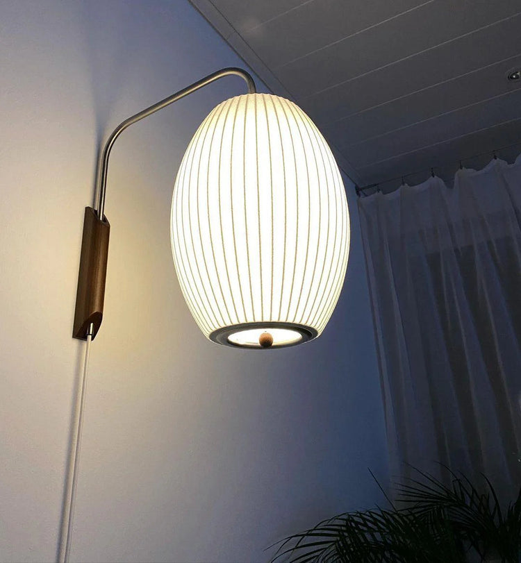 Klassisk OrbGlow Silk Wall Light