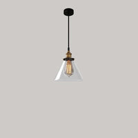 Scandinavian Transparent Glass Pendant Light