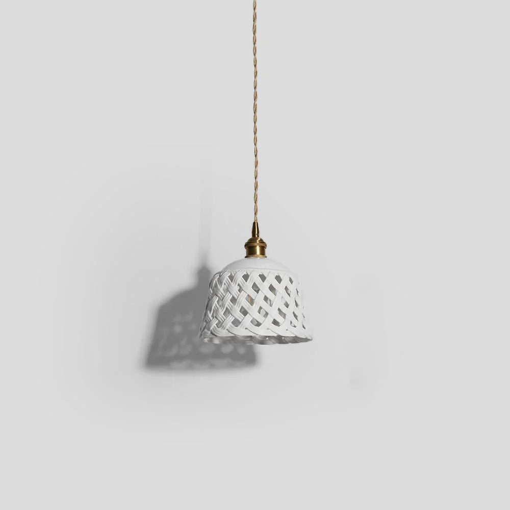 Gitter glød pendellys