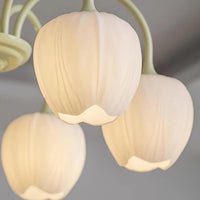 Lampadario di soggiorno minimalista moderno color crema