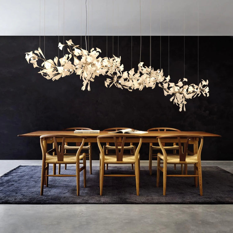 Stylish Petal-Glow Metal Chandelier