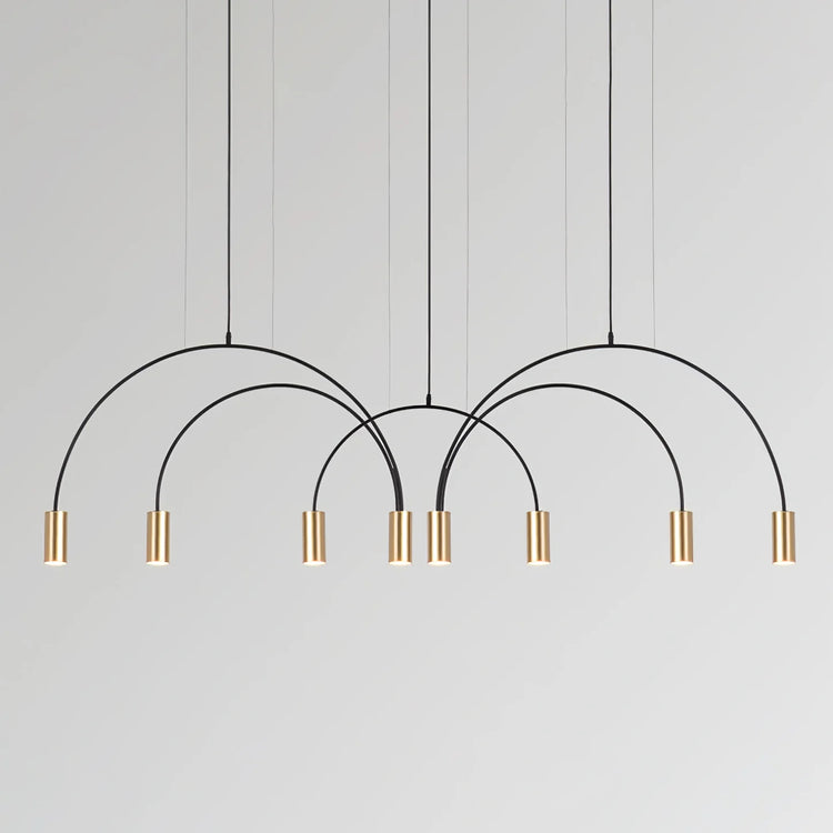 Minimalist Arc Iron Pendant Light