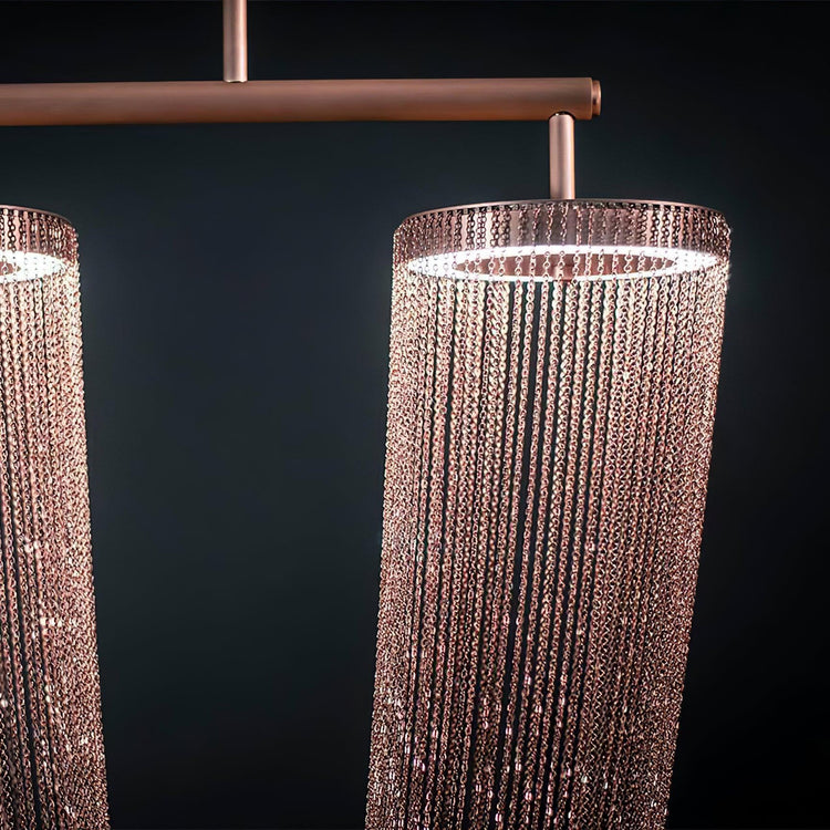 Elegant Drapery Pendant Light