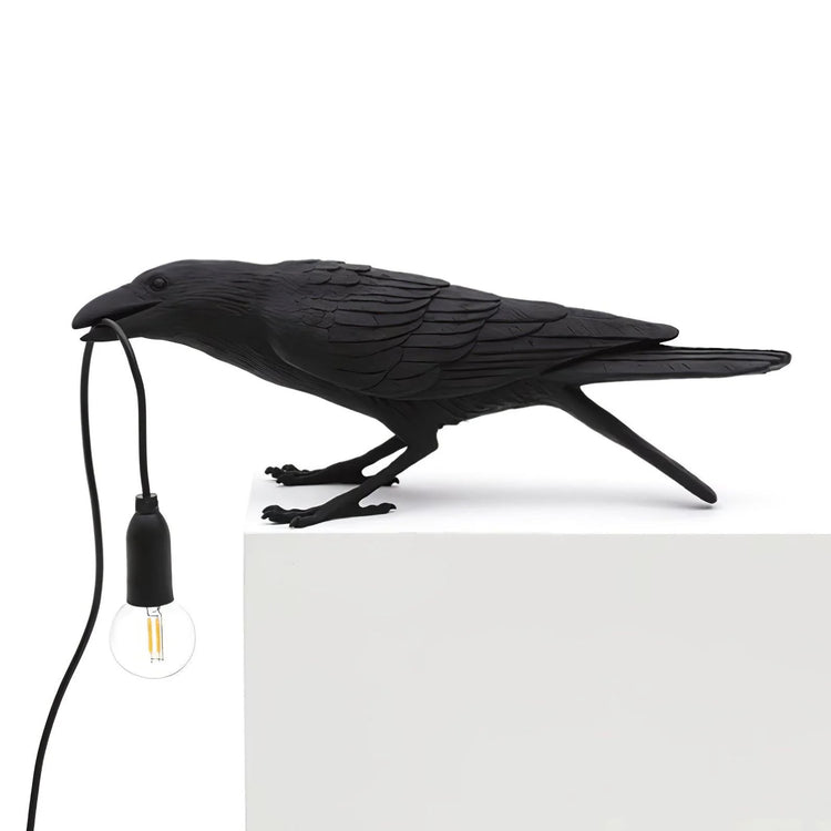 Trendy Crow Resin Bordlampe