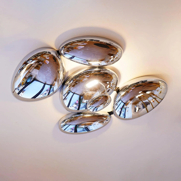 Trendy Pebble Metal Ceiling Light