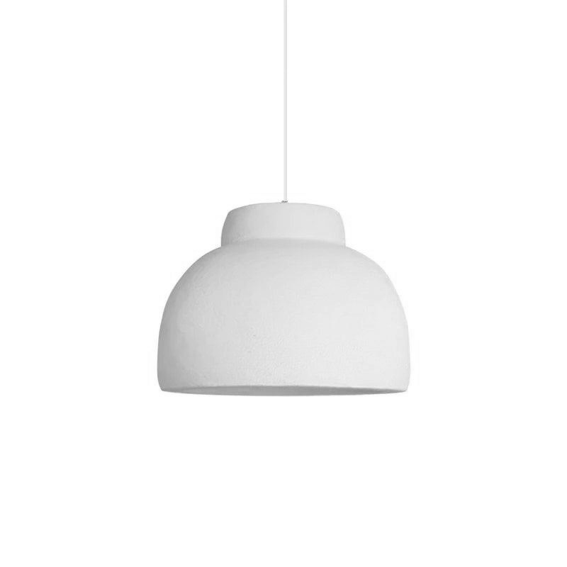 Lampe à suspension minimaliste en résine à dôme