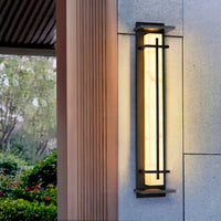 Luce da parete esterna urbana quadrata