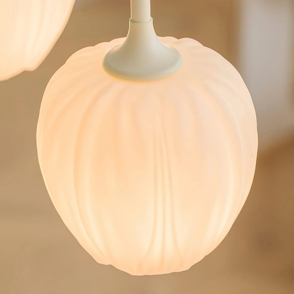 Lampadario di soggiorno minimalista moderno color crema