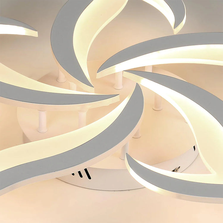 Moderne kreative blomsterform loftslampe