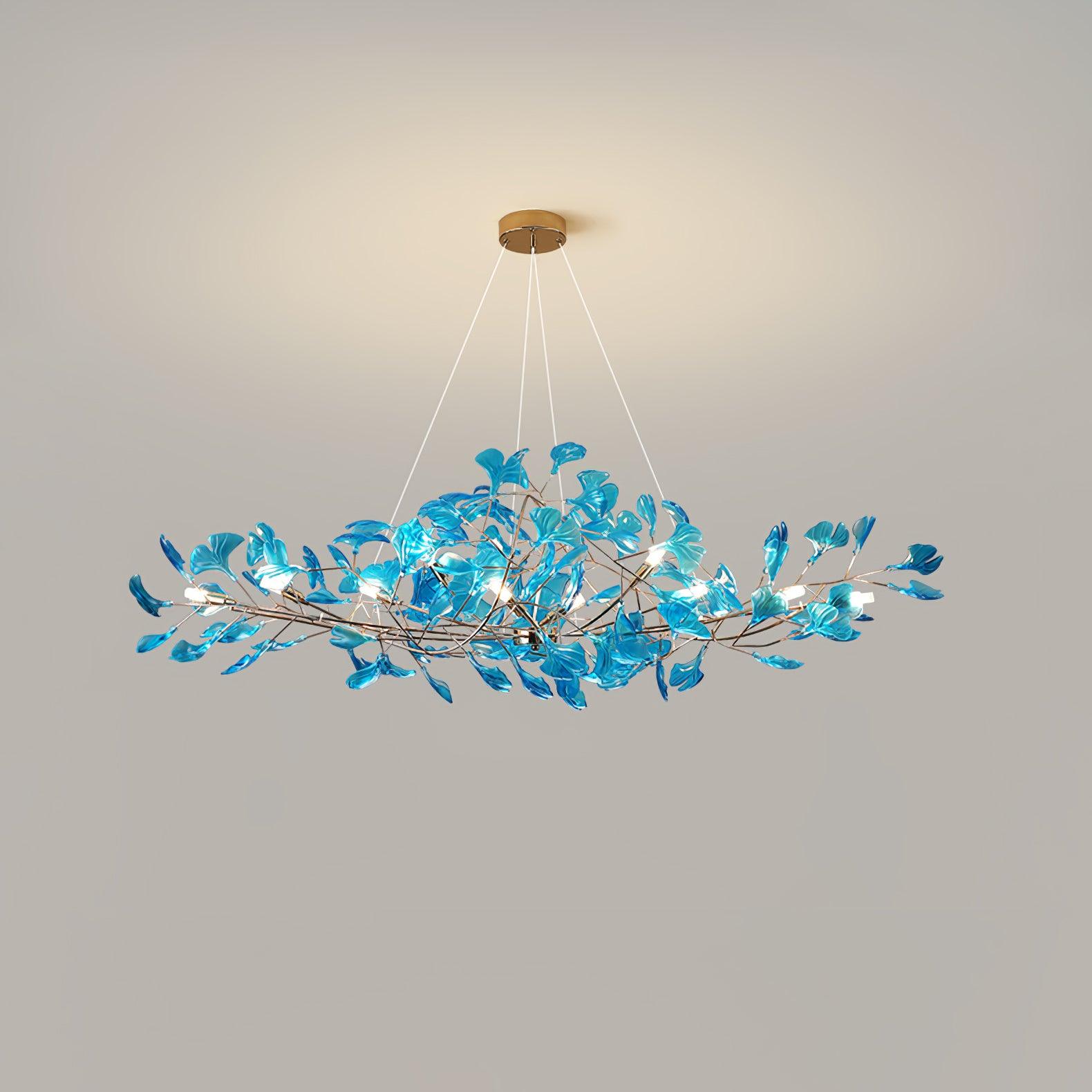 Lampadario in acrilico Auraleaf