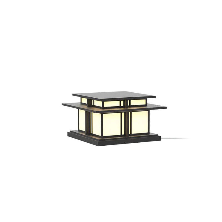 Retro Square Stainless Steel Outdoor Light