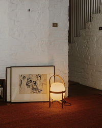 Nomad glasbord lampe