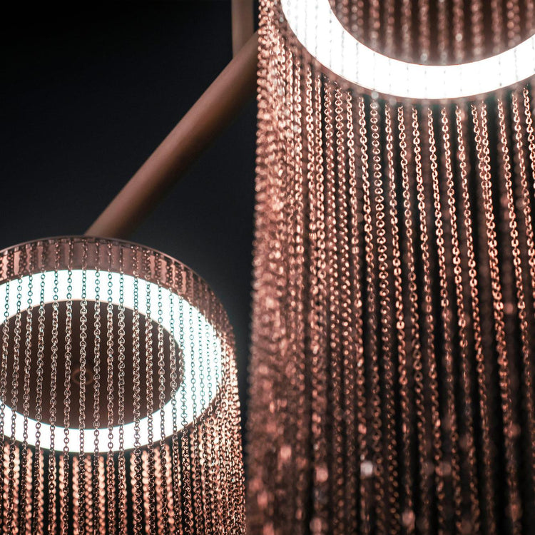 Elegant Drapery Pendant Light