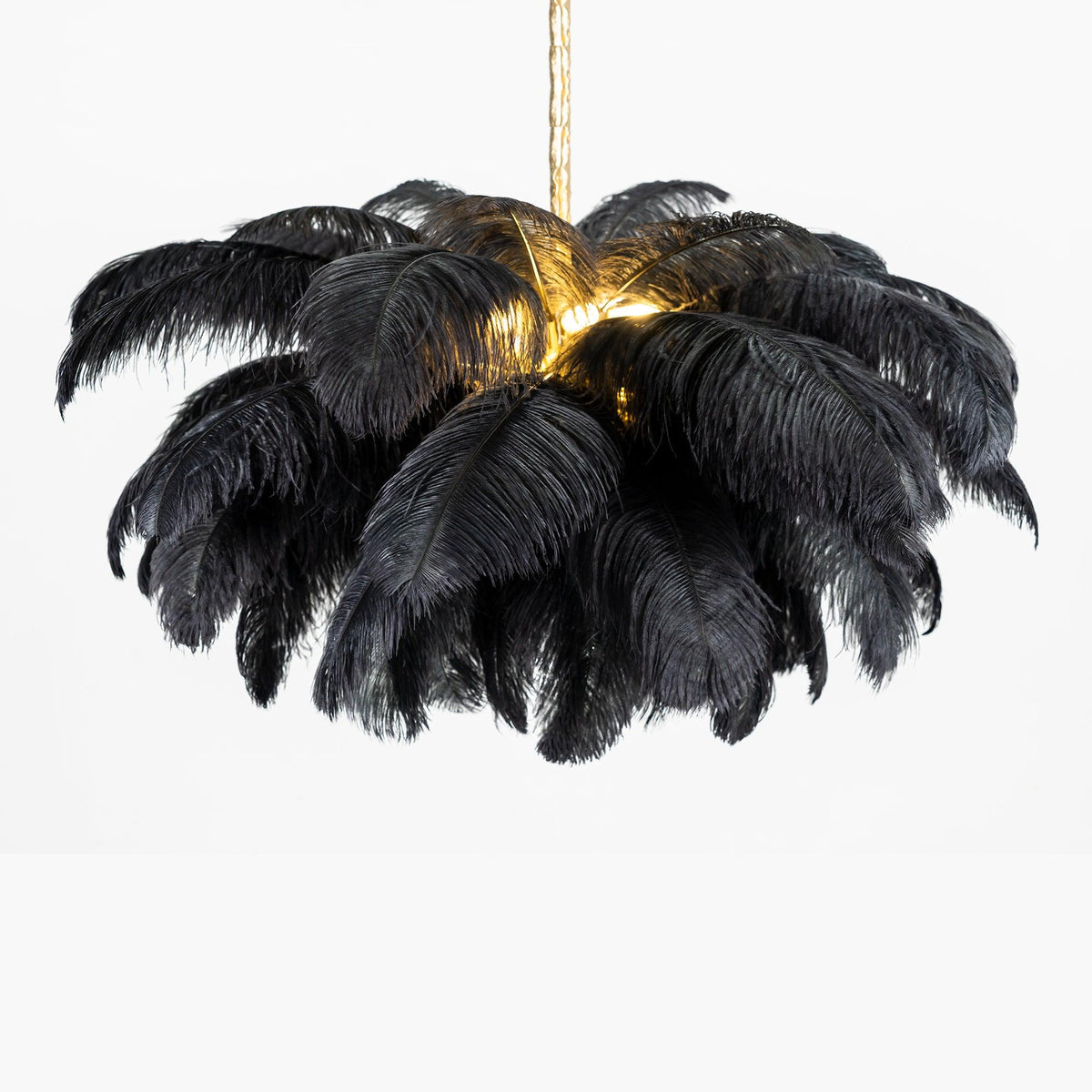 Plume de luxe lysekrone
