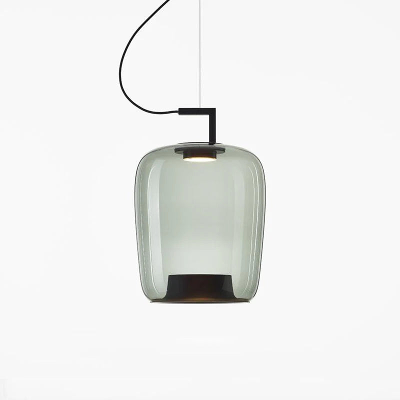 Suspension contemporaine en verre soufflé