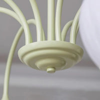 Lampadario di soggiorno minimalista moderno color crema