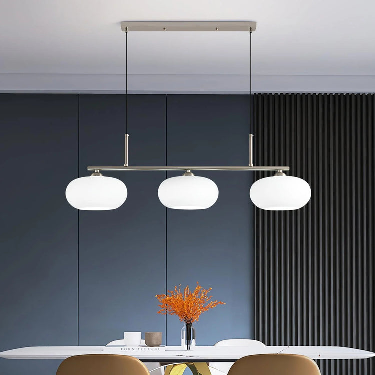 Contemporary Spherical Glass Pendant Light