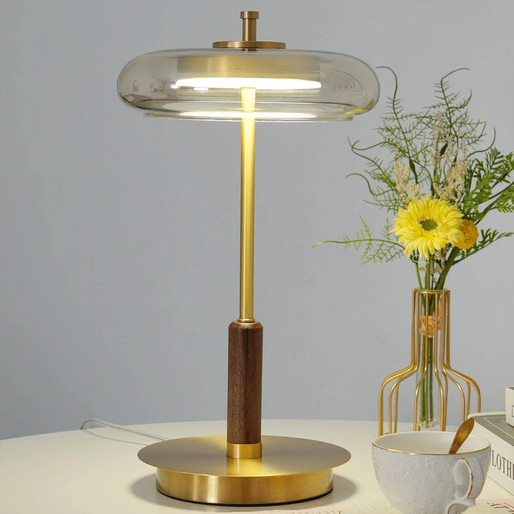 Vintage rustik natbordslampe til soveværelse