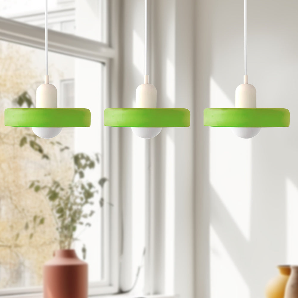 Three-Head Bauhaus-Style Minimalist Glass Pendant Light