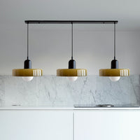 Tre-hoved Bauhaus-stil minimalistisk glaslys