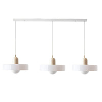 Tre-hoved Bauhaus-stil minimalistisk glaslys