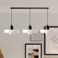 Tre-hoved Bauhaus-stil minimalistisk glaslys