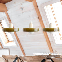 Tre-hoved Bauhaus-stil minimalistisk glaslys