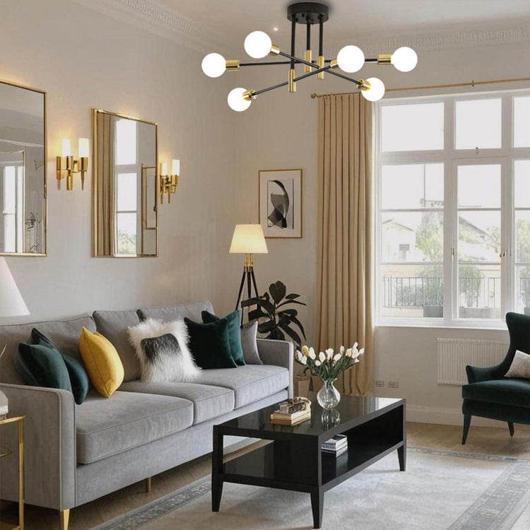 Moderne Nordic Multiple Blubs Loftslampe