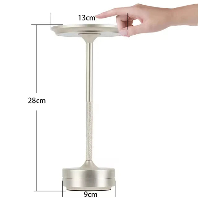 Glarefusion Modern Cordless Touch Table Lamp