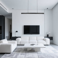 Moderno lampadario a strisce lunghe minimaliste
