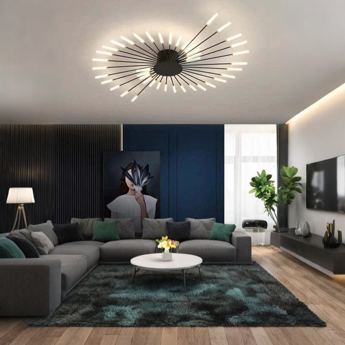 Luci da soffitto con fuochi d'artificio