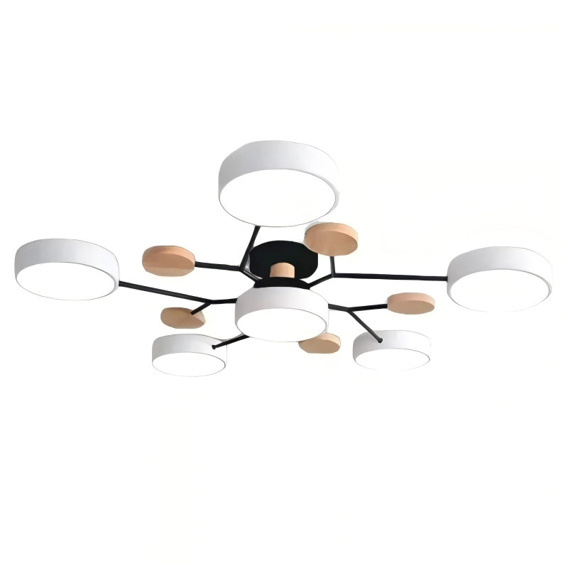 Plafonnier LED circulaire moderne nordique en acrylique