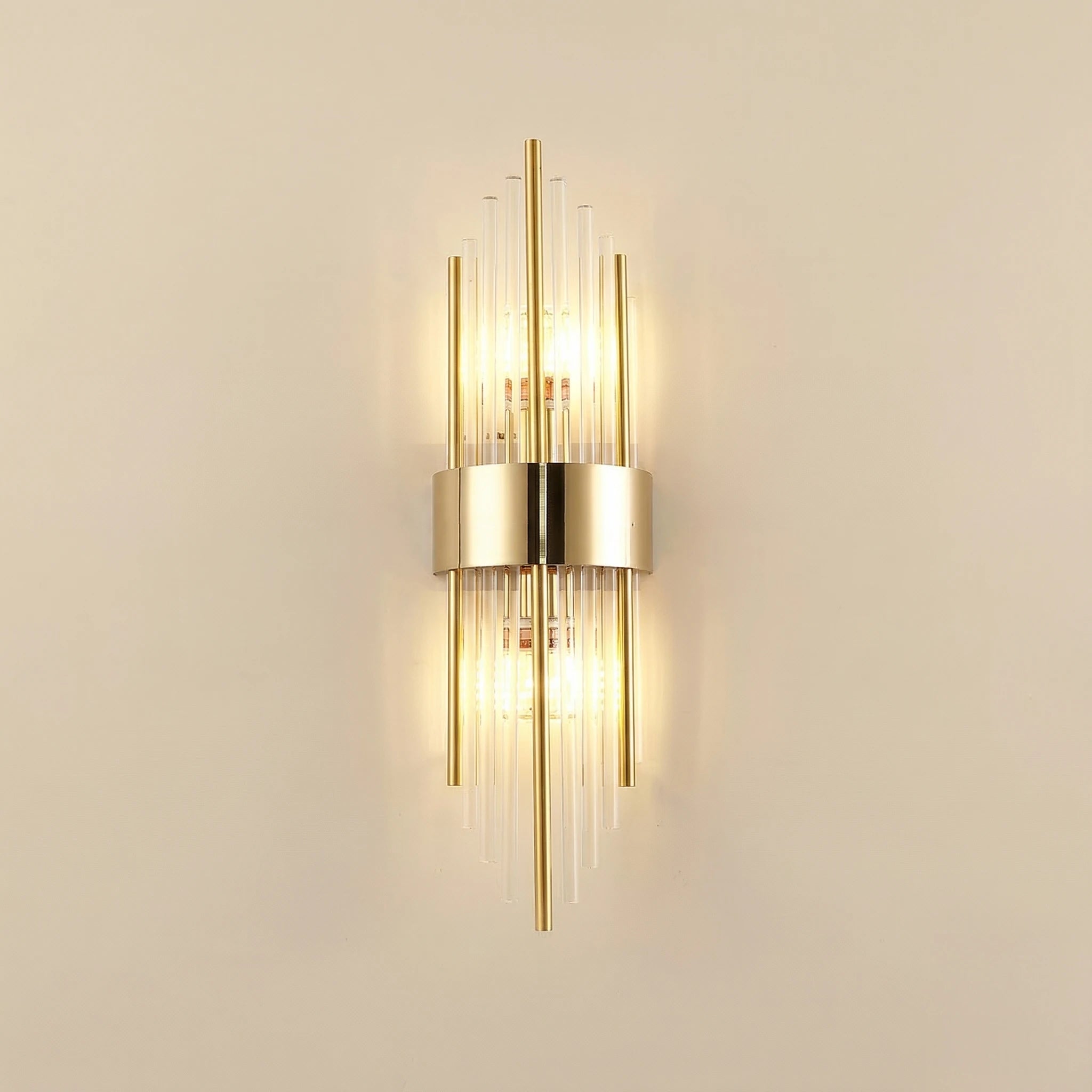 Elegante lampada da parete moderna nordica in oro