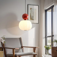 Glarefusion Cream Art Deco Pendant Light